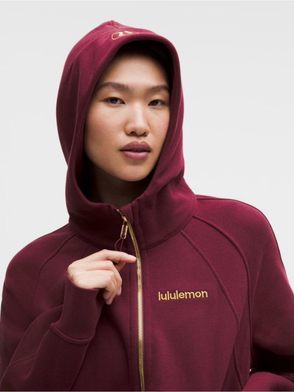 lululemon athletica Scuba Hooded Zip Fleece Jacket - Brick